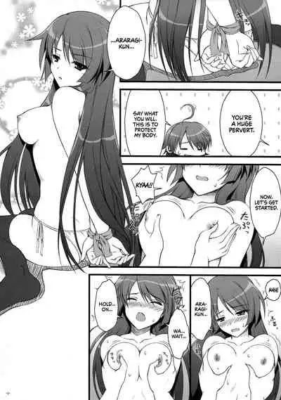 (C77) [Asaiumi (Asami Asami)] Anata ni Agerareru Mono Subete. | All That I Can Give You. (Bakemonogatari) [English] [EHCOVE]