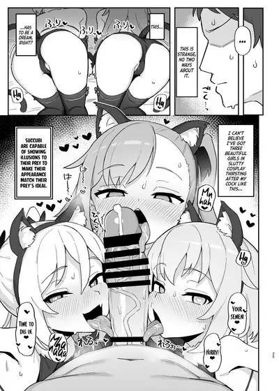 Mesugaki Succubus-tachi ni Shiboritorareru Hon | A Book About Some Bratty Little Succubi Wringing You Dry