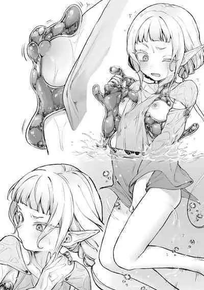 Mesugaki Elf ga Ero Slime ni Moteasobareru hon | Elf Girl Gets Toyed With By An Erotic Slime