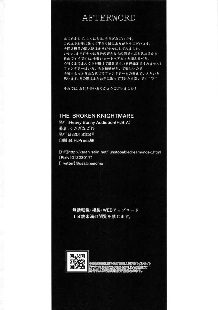 THE BROKEN KNIGHTMARE