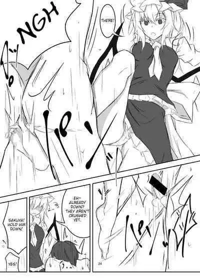 Koumakan de Daiji na Tokoro o Kerareru Hon | A book about getting kicked in important parts at the Scarlet Devil Mansion