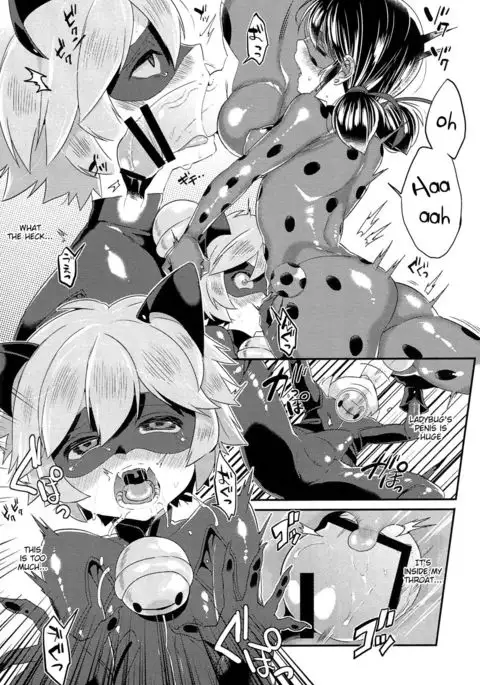 Teki no Shoi de Futanari ni Sareta Ladybug ga Cat Noir no Shojo o Ubacchau Hon {Shotachan}