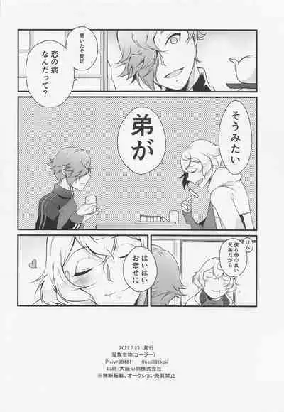 (Ore no Anija Hoshi ni Negai o. 2022) [Kaizoku Seibutsu (Cozy)] Oisha-sama demo Ii Yu demo Naosenai no ga Ano Yamai (Touken Ranbu)