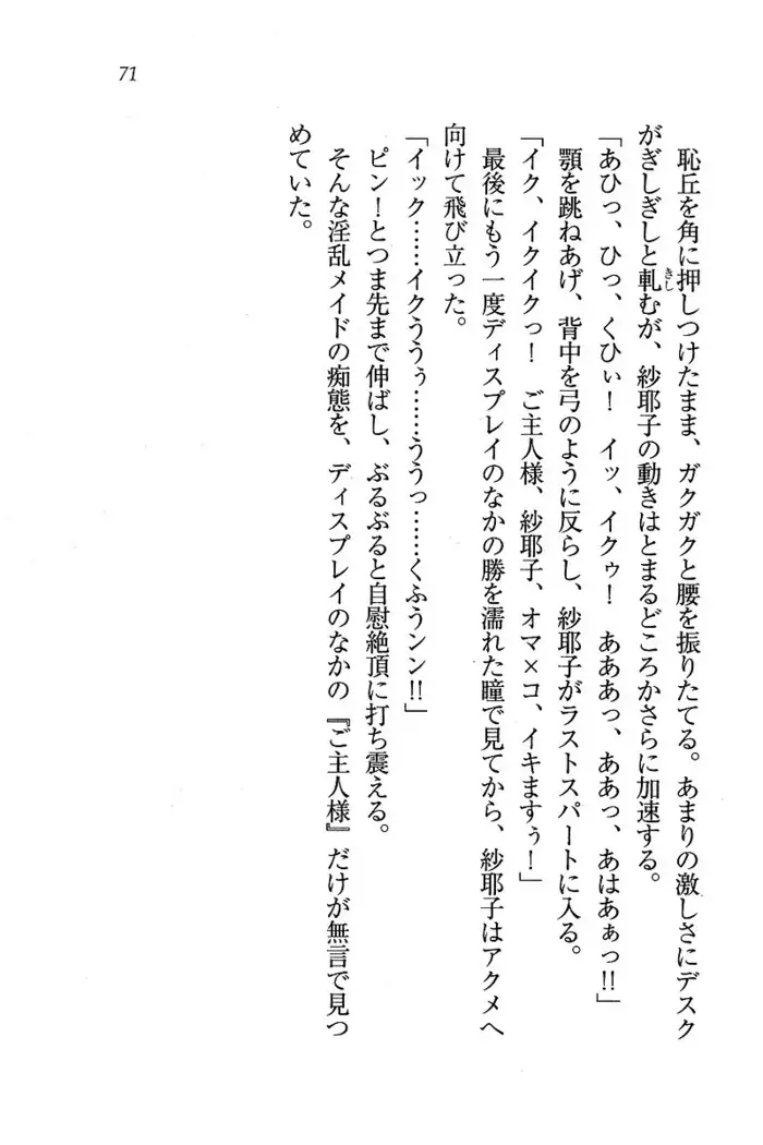 メイドなります ! ~おしおき