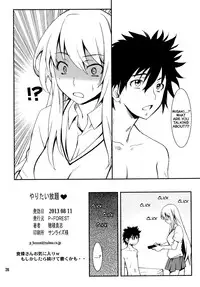 [P-FOREST (Hozumi Takashi)] Yaritai Houdai I As Much as You'd Like (Toaru Kagaku no Railgun) [English] [EHCOVE]