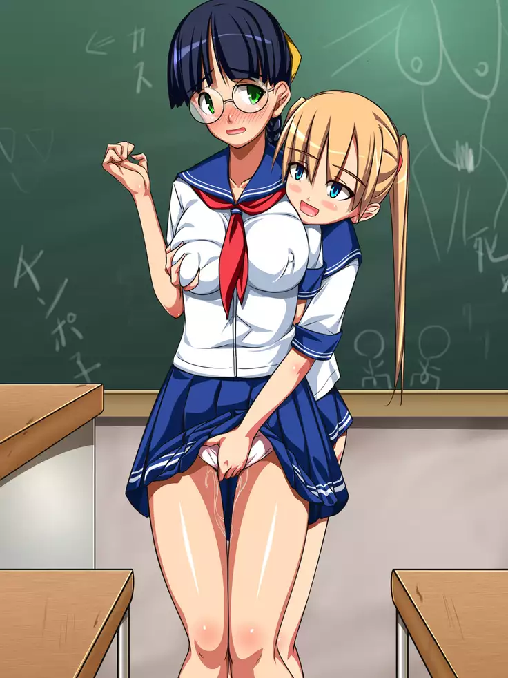 Shiritsu Freedom Gakuen Yari-hodai Abare-hodai no Doesu Inran Joshikosei Gurupu no Nichijou