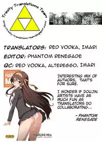 (C78) [Oboro & Tempo Gensui Dou, Majimeya (Tempo Gensui, isao)] HARUHI Mix (The Melancholy of Haruhi Suzumiya) [English] [LWB + Trinity Translations Team]