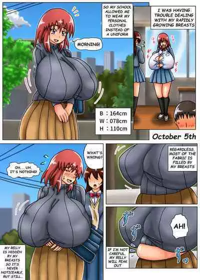 [Kakkuu Mogura] Minori no Chounyuu-ka Kiroku ~Ore no Tame ni Oppai Ookiku shite kureru Kanojo~ (English)