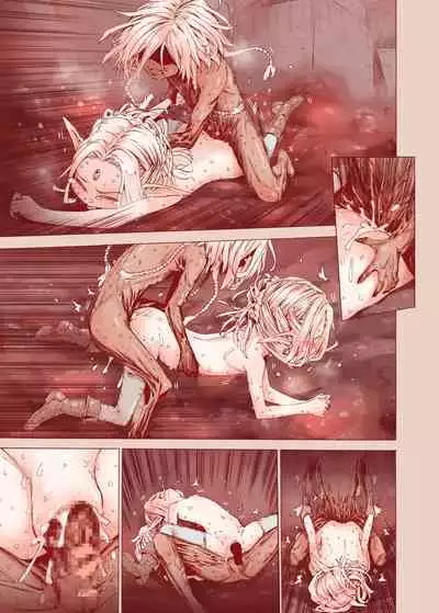 Daraku no Majo ~Shounen Yuusha to Tsurupeta Elf wa Ika ni Shite Majo ni Yabureta ka