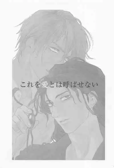 Kore o Ai to wa Yobasenai