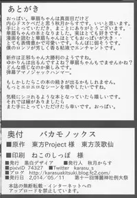 (Reitaisai 11) [Kuroshiro Desire (Akitsuki Karasu)] Bakamonox (Touhou Project)