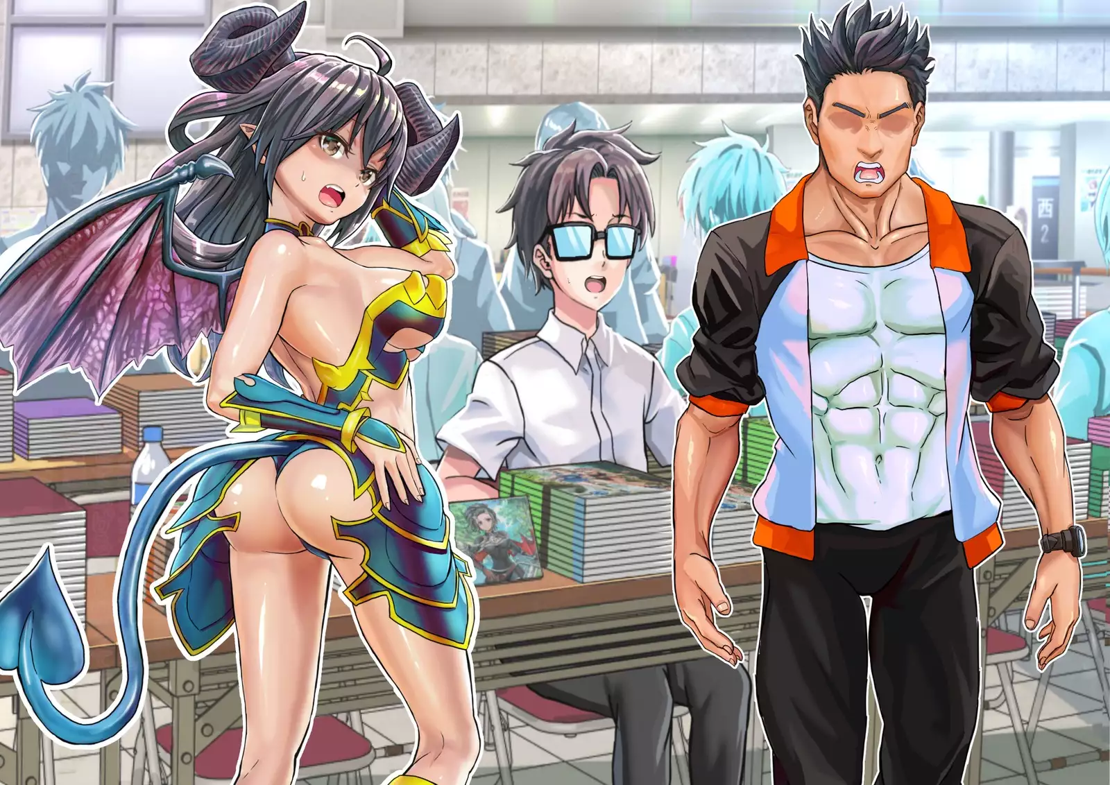 Cosplayer ga Kareshi no Mae de NTRrete Nakadashi