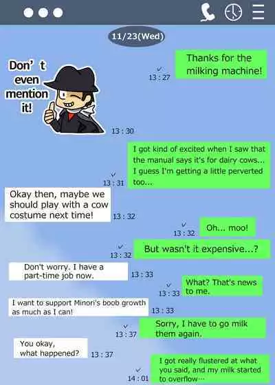 [Kakkuu Mogura] Minori no Chounyuu-ka Kiroku ~Ore no Tame ni Oppai Ookiku shite kureru Kanojo~ (English)