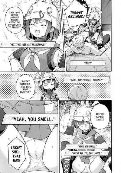 (C100) [MMU2000 (Mishima Hiroji)] Saki o Suinagara H suru Hanashi | That Time I Boned Saki While Getting a Nice Whiff of Her (Blue Archive) [English] [Panatical]