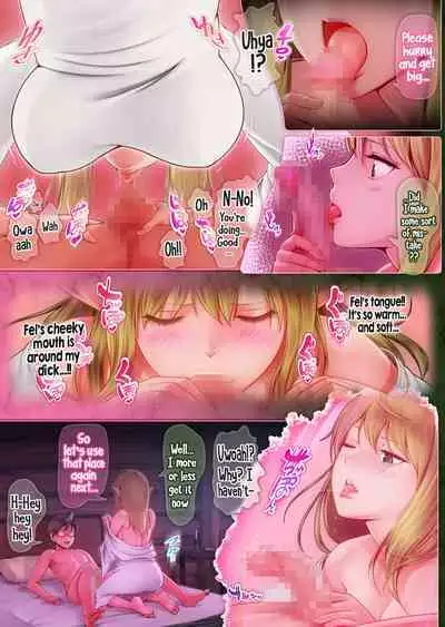 [Horiishi Horuto] Fel to Mana no Mori -Taieki de Tairyoku Kaifuku sasetekureru Bakunyuu Healer Elf- | Fel and the Forest of Mana -The big titty elf healer recovers my stamina with her bodily fluids- [English]