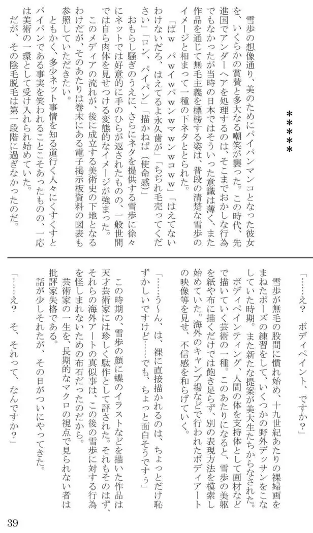 Introduction to art history of nude model Yukiho