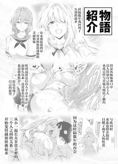 [Suiren no Yado (Asakawa)] Natsu no Yari Naoshi 2 -Inaka to Hanare to Bijin Shimai- [Chinese] [鬼畜王汉化组]