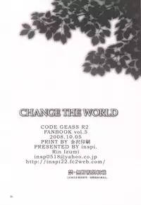 (SC41) [inspi. (Izumi Rin)] CHANGE THE WORLD (CODE GEASS: Lelouch of the Rebellion)