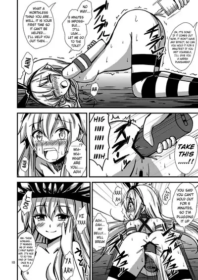 [Aiirosakura (Aikawa Ryou)] Kuubo Wo-Kyuu-chan no Shimakaze Yuri Dorei Choukyou~Senkan Re-Kyuu no Shucchou SM Choukyou Hen~|Standard Carrier Wo-Class Shimakaze's Yuri Slave Training ~Battleship Re-class Official SM Training~ (KanColle) [English] [Pangean]