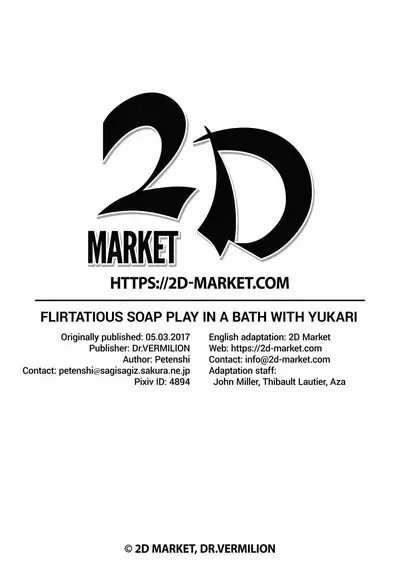 [Dr.VERMILION (Petenshi)] Yukari-san to opuro de nurunurunu chonu cho sugosu hon | Flirtatious Soap Play in a Bath with Yukari (VOICEROID) [English] [2d-market.com] [Decensored] [Digital]