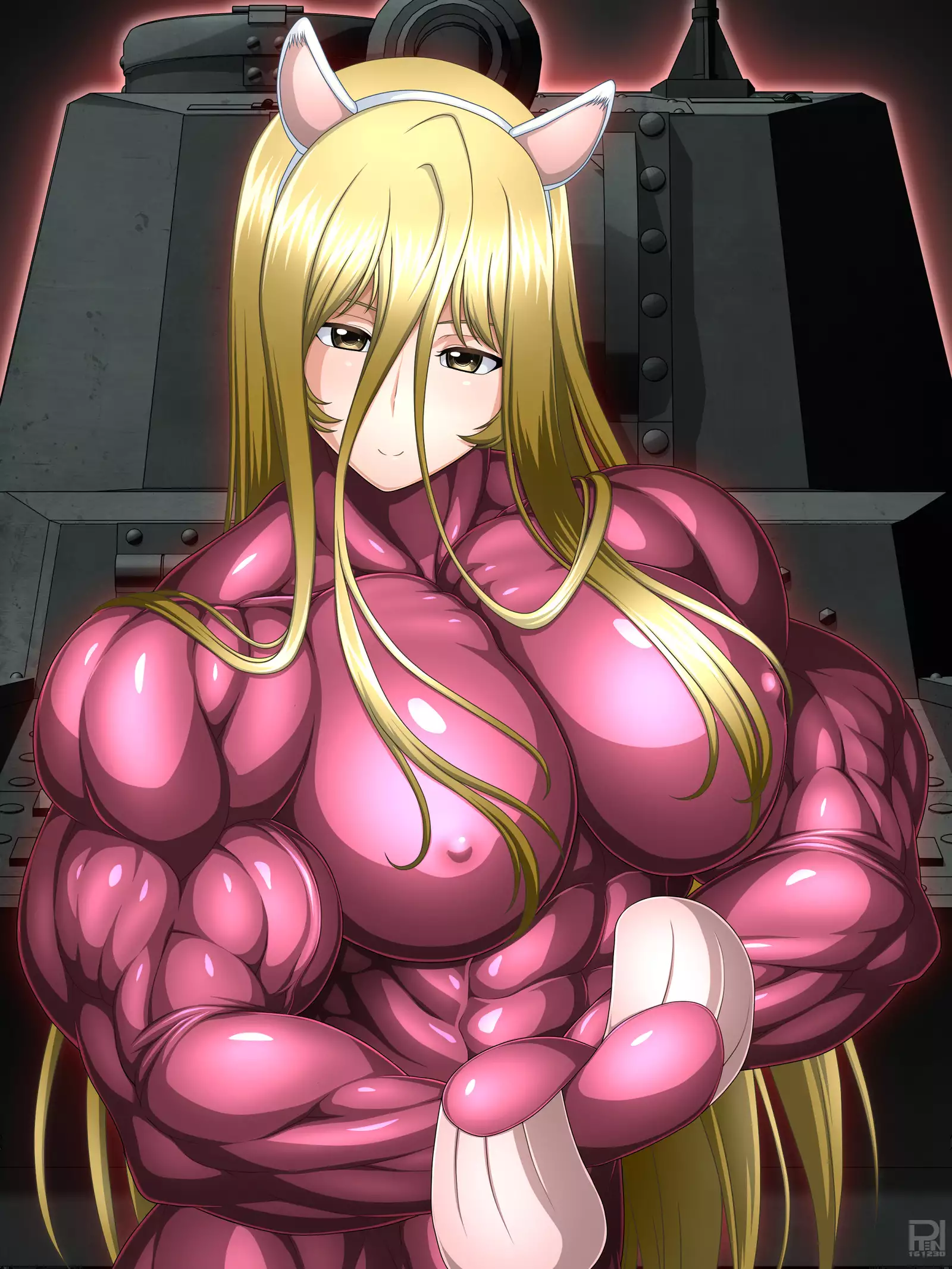 Tank Muscle Cat Girl