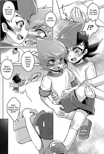 (Sennen Battle Phase 21) [Sankakukona (Hirono)] Shinyuu ga Kaze o Hikimashite (Yu-Gi-Oh! ZEXAL) [English] {Hennojin}