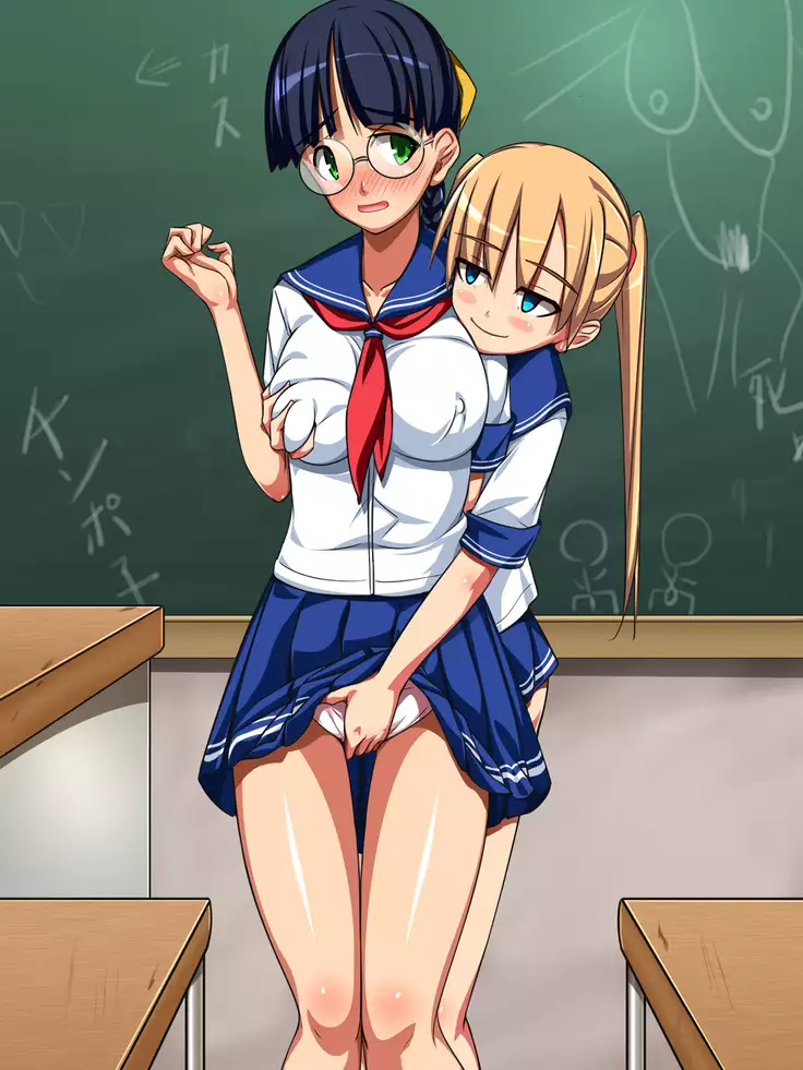 Shiritsu Freedom Gakuen Yari-hodai Abare-hodai no Doesu Inran Joshikosei Gurupu no Nichijou