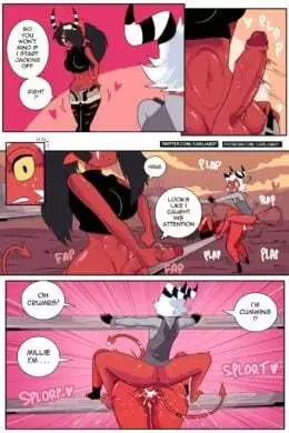 Moxxie family bonding- Carliabot [Helluva Boss]