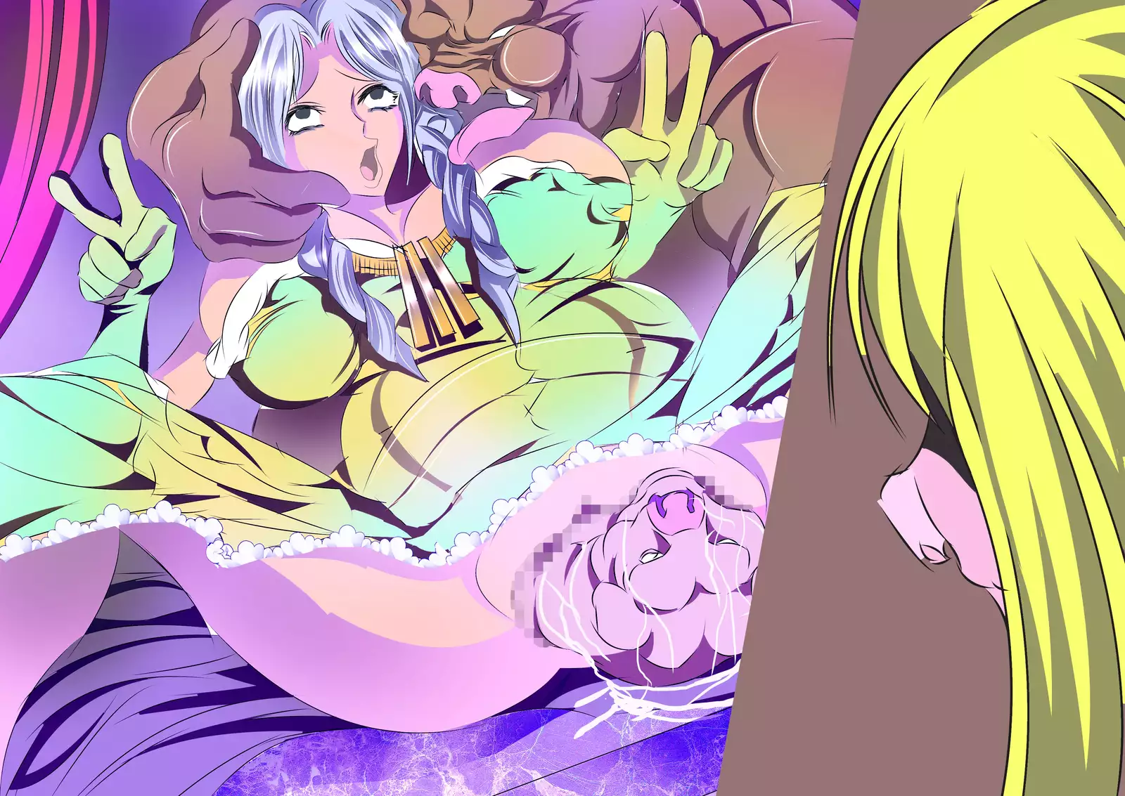 Onna dake no Oukoku ni Orc no Gun ga Daikoushin ~Kui Chirakashi~