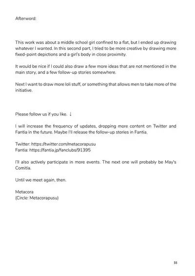 [Metacorapusu (Metacora)] JC Chinpo-beya Ikkagetsu Seikatsu Challenge!! (Kouhen) | One-month lifestyle challenge: A Middle Schooler rooming in an apartment filled with dicks! (Part 2) [English][Black Grimoires][Digital]