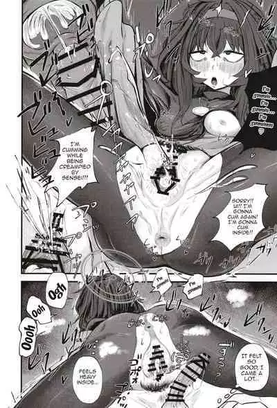 [Shouyu Gohan (Wakyo)] Sensei nara Koshokan (Koko) demo Ii desu yo | If it's With Sensei, I Don't Mind Doing it Right Here (In The Antiquarian Bookstore) (Blue Archive) [English] {Doujins.com} [Digital]