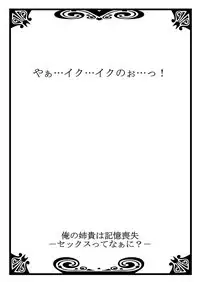 俺の姉貴は記憶喪失-セックスってなぁに?