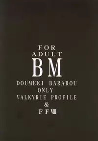 (C57) [BM Dan (Domeki Bararou)] VALKYRIE PROFILE in BABEL (Valkyrie Profile, FF8, SOULCALIBUR)