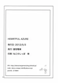 (My Best Friends 5) [Mikandensya (Dan)] HE@RTFUL AZURE (THE IDOLM@STER)