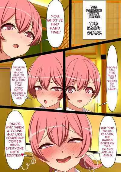 Mob Danshi no Ore ga 100-nin Haramaseru made Deru Koto no Dekinai Kozukuri Shima ni Hikkoshita Kekka | I Can't Leave This Island Until I Get 100 Girls Knocked Up?