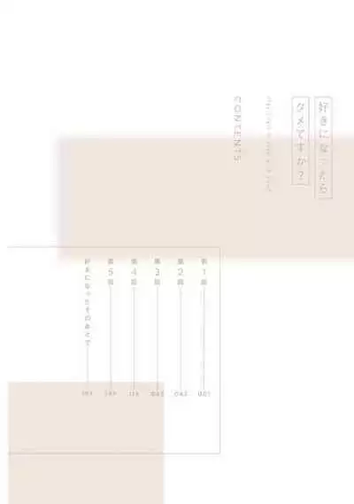 不可以喜欢上你吗? 01
