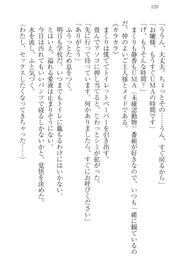 彼女はオナホなお嬢様