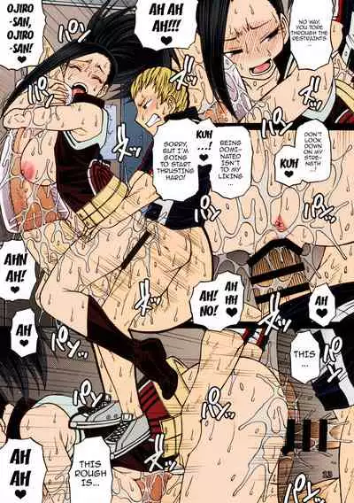 (C88) [CELLULOID-ACME (Chiba Toshirou)] Momo x Shiro (My Hero Academia) [English] {doujins.com} [Colorized]