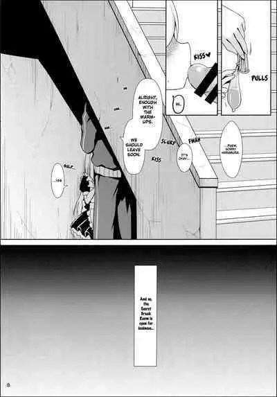 (COMIC1☆9) [SSB (Maririn)] Nodocchi to Yareru Uwasa no Gakusai Yaribeya (Saki) [English] [EHCOVE]