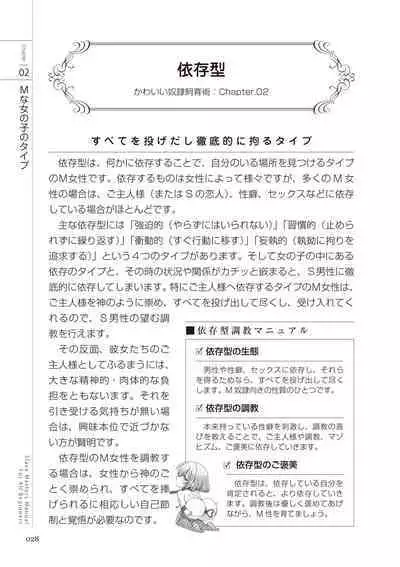 Zero kara Hajimeru SM Manual Kawaii Dorei Shiikujutsu