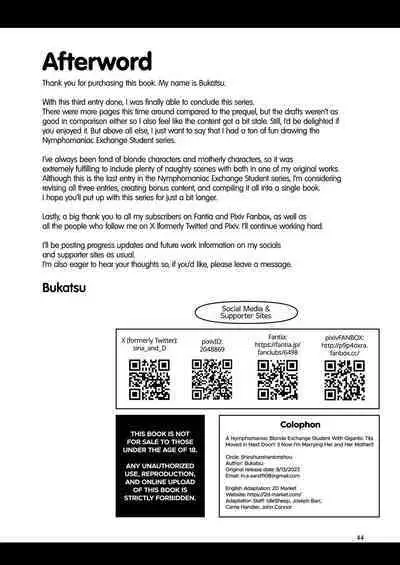 H Daisuki Kinpatsu Hakujin Bakunyuu Ryuugakusei ga Tonari no Heya ni Hikkoshite Kita!! 3 ~ | A Nymphomaniac Blonde Exchange Student with Gigantic Tits Moved in Next Door!! 3