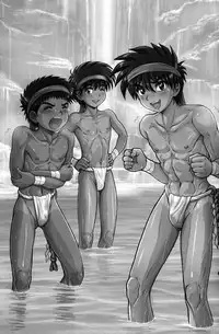 (C79) [buaifamu × Takenoko Gohan (Takenokoya, Taankee)] Hatsumono Danshi no Kamikakushi