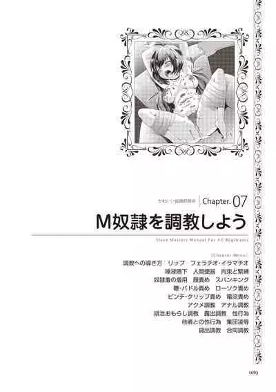 Zero kara Hajimeru SM Manual Kawaii Dorei Shiikujutsu