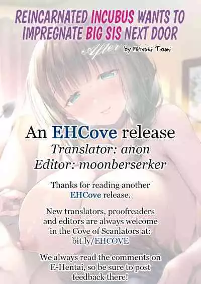 Tensei Incubus wa Tonari no Onee-chan o Haramasetai After | A Reincarnated Incubus Wants to Impregnate the Girl Next Door After