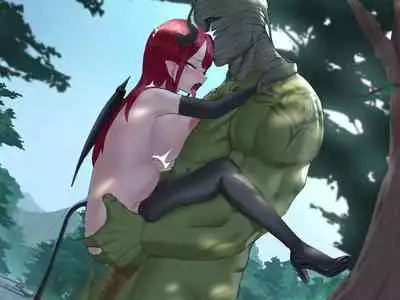Orc Kishi to Succubus ni Yoru Ishoku Renai Monogatari