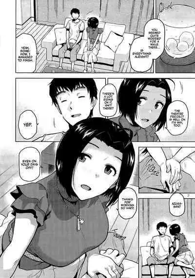 (C96) [Aimasutei (Fumitsuki Yuu)] Azusa-san ga Te to Kuchi dake de Shite Kureru Hon | Azusa-san Only Uses Her Hands and Mouth (THE IDOLM@STER) [English] [korafu + head empty]