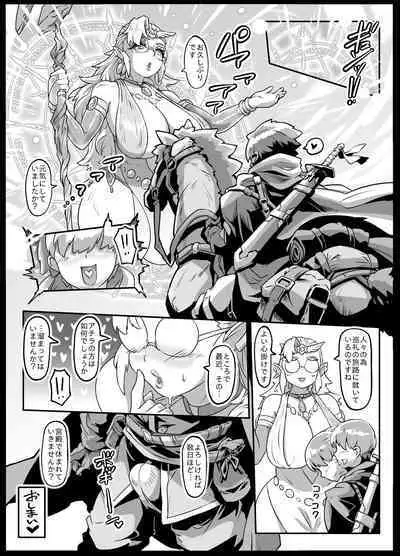 [Whitish Blacker (Andojing)] Isekai Tensei no Megami-sama to Noukou Jounetsu Fudeoroshi Seikou [Digital]