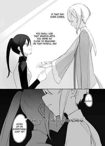 Maou Toubatsu Shippai Heroine Gisei Normal End de Utsu ni Natta Koutensei Futanari Kenshi to Otokonoko Shinkan no Hanashi | Crestfallen Futanari x Femboy Priest: Prepare to Cum Edition