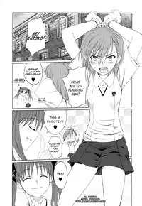 (C77) [Shikitenshi (Shironeko Sanbou)] Toaru Hinnyuu no Naichichi Hon | A certain flat-chested Railgun book (Toaru Kagaku no Railgun) [English] [Yuribou]