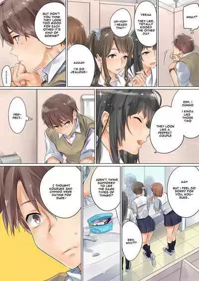 [Toya] Netorare Kanojo -Kareshi (Ani) o Mae ni Futago (Otouto) to Kyoushitsu Ecchi- Vol.02 [English]